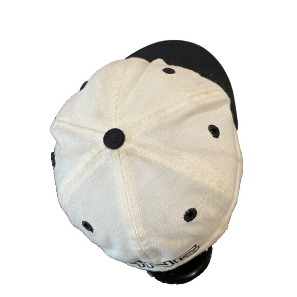 Vintage PING by Karsten 100% Wool Fitted Cap Hat Size 7 Made in USA Black White - Picture 5 of 7